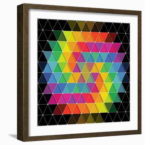 Colorful Pattern-Maksim Krasnov-Framed Art Print