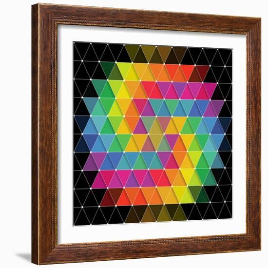 Colorful Pattern-Maksim Krasnov-Framed Art Print