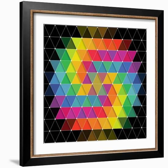 Colorful Pattern-Maksim Krasnov-Framed Art Print