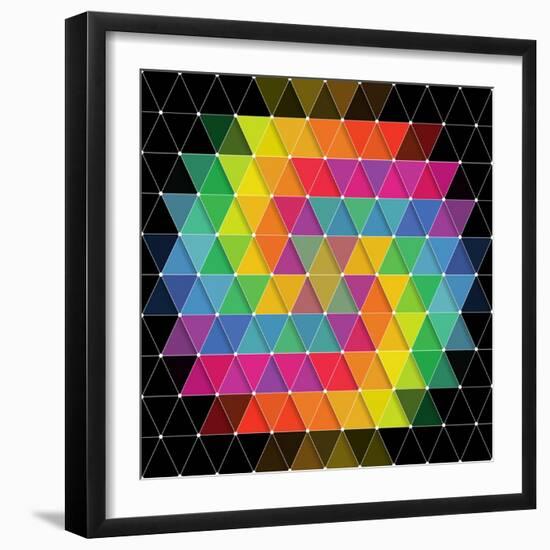 Colorful Pattern-Maksim Krasnov-Framed Art Print