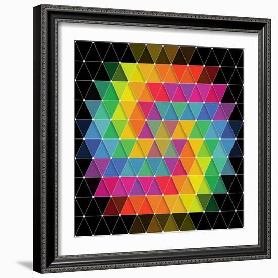 Colorful Pattern-Maksim Krasnov-Framed Art Print