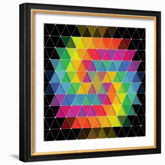Colorful Pattern-Maksim Krasnov-Framed Art Print