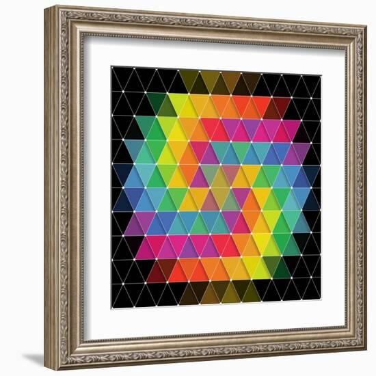 Colorful Pattern-Maksim Krasnov-Framed Art Print