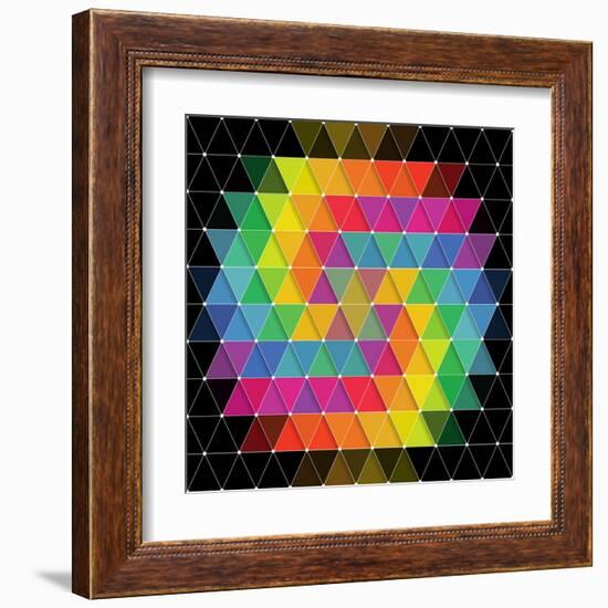 Colorful Pattern-Maksim Krasnov-Framed Art Print