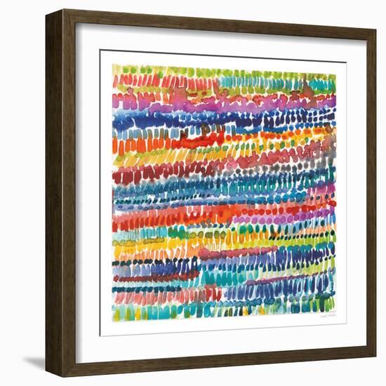 Colorful Patterns III-Cheryl Warrick-Framed Art Print