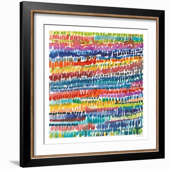 Colorful Patterns III-Cheryl Warrick-Framed Art Print