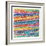 Colorful Patterns III-Cheryl Warrick-Framed Art Print