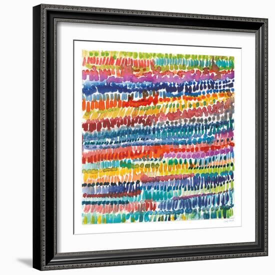 Colorful Patterns III-Cheryl Warrick-Framed Art Print