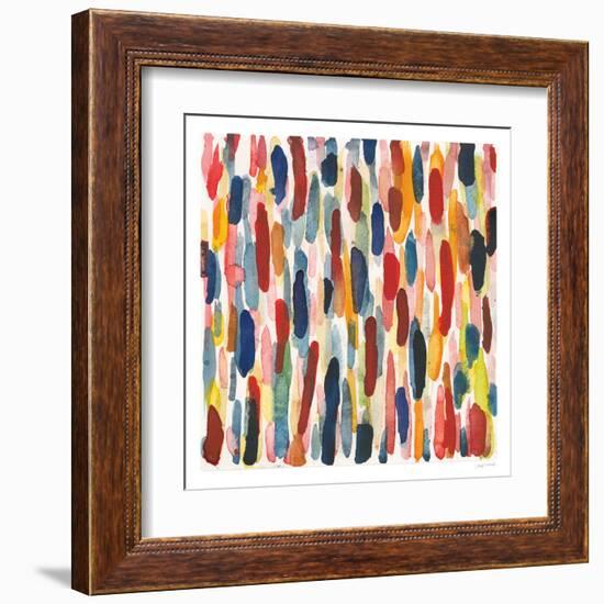 Colorful Patterns IX-Cheryl Warrick-Framed Art Print