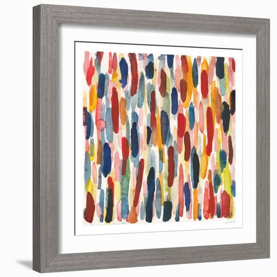 Colorful Patterns IX-Cheryl Warrick-Framed Art Print