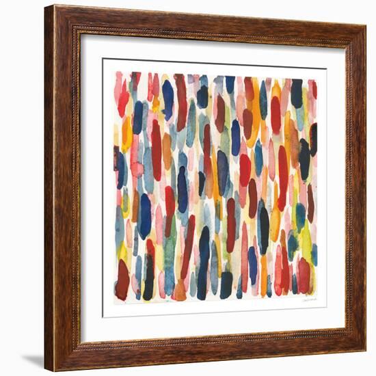 Colorful Patterns IX-Cheryl Warrick-Framed Art Print