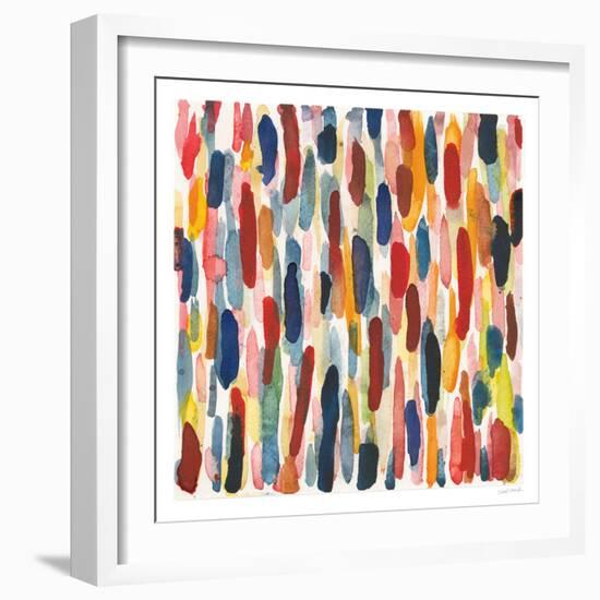 Colorful Patterns IX-Cheryl Warrick-Framed Art Print