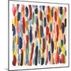 Colorful Patterns IX-Cheryl Warrick-Mounted Art Print