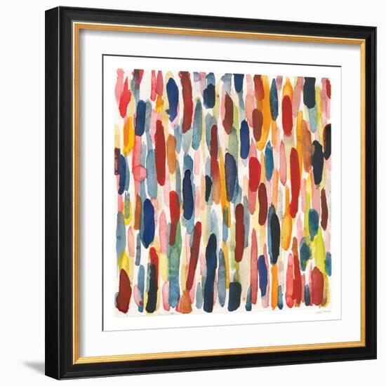 Colorful Patterns IX-Cheryl Warrick-Framed Art Print