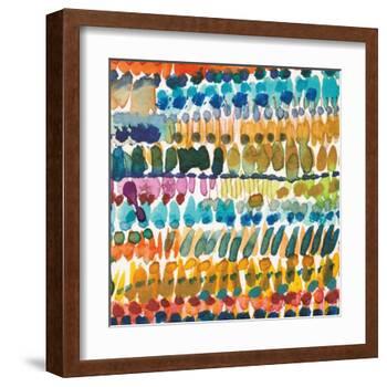 Colorful Patterns V Crop II-Cheryl Warrick-Framed Art Print