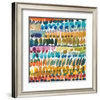 Colorful Patterns V Crop II-Cheryl Warrick-Framed Art Print