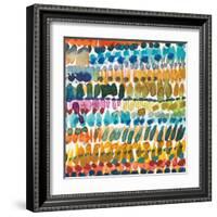 Colorful Patterns V Crop II-Cheryl Warrick-Framed Art Print