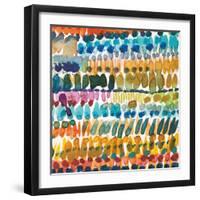 Colorful Patterns V Crop II-Cheryl Warrick-Framed Art Print