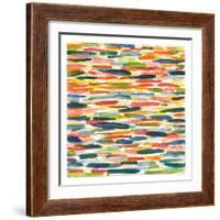 Colorful Patterns X-Cheryl Warrick-Framed Art Print