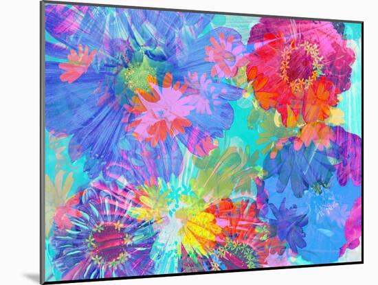 Colorful Photographic Layer Work of Blossoms-Alaya Gadeh-Mounted Photographic Print