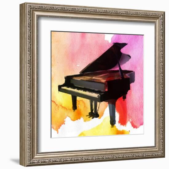 Colorful Piano-Irena Orlov-Framed Art Print