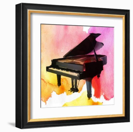 Colorful Piano-Irena Orlov-Framed Art Print