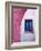 Colorful Pink Building, Imerovigli, Santorini, Greece-Darrell Gulin-Framed Photographic Print