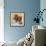 Colorful Pomeranian-Carolee Vitaletti-Framed Art Print displayed on a wall