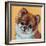 Colorful Pomeranian-Carolee Vitaletti-Framed Art Print