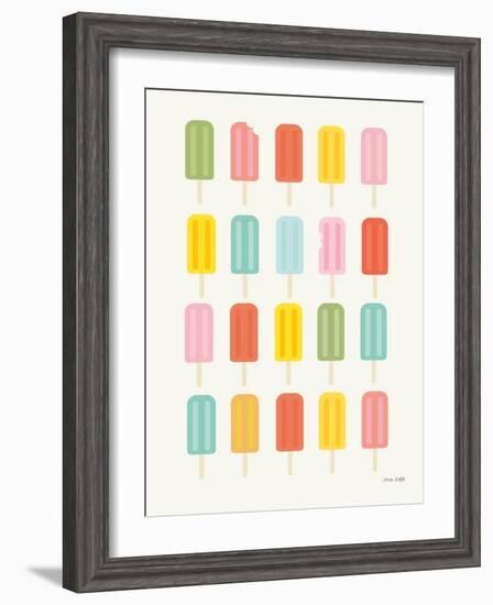 Colorful Popsicles-Ann Kelle-Framed Art Print