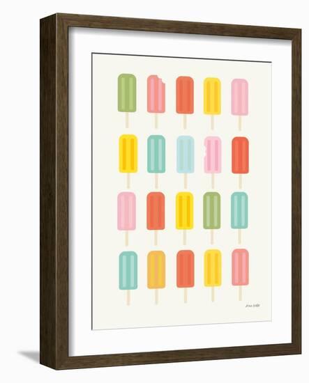 Colorful Popsicles-Ann Kelle-Framed Art Print