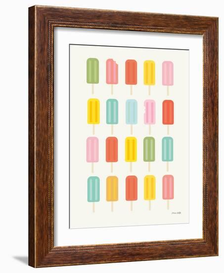 Colorful Popsicles-Ann Kelle-Framed Art Print