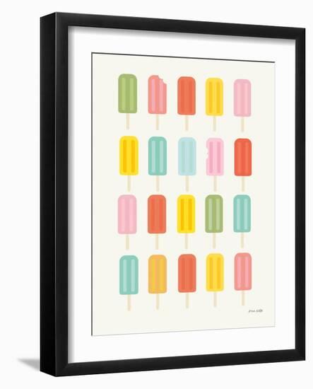 Colorful Popsicles-Ann Kelle-Framed Art Print