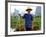 Colorful Portrait of Rice Farmer in Yangshou, China-Bill Bachmann-Framed Photographic Print