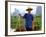 Colorful Portrait of Rice Farmer in Yangshou, China-Bill Bachmann-Framed Photographic Print