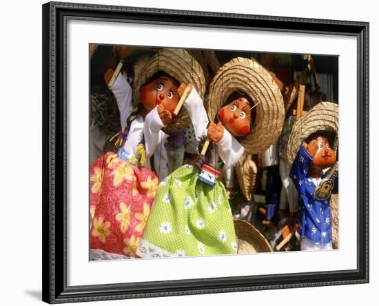 Colorful Puppets, Puerto Vallarta, Mexico-Bill Bachmann-Framed Photographic Print