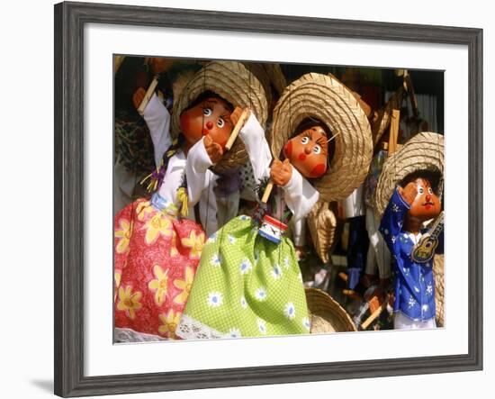 Colorful Puppets, Puerto Vallarta, Mexico-Bill Bachmann-Framed Photographic Print