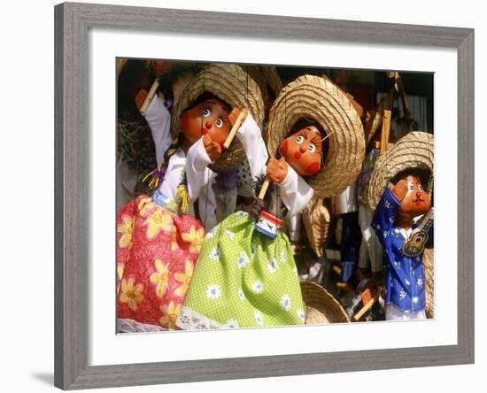 Colorful Puppets, Puerto Vallarta, Mexico-Bill Bachmann-Framed Photographic Print