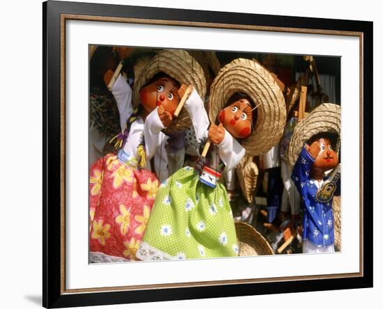 Colorful Puppets, Puerto Vallarta, Mexico-Bill Bachmann-Framed Photographic Print