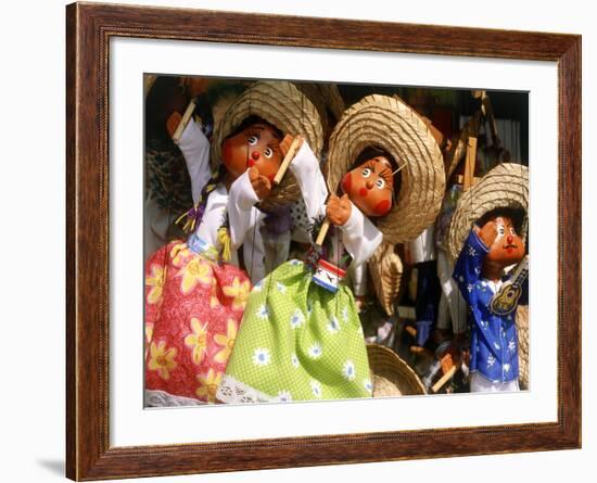 Colorful Puppets, Puerto Vallarta, Mexico-Bill Bachmann-Framed Photographic Print