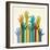 Colorful Raised Hands. the Concept of Diversity. Group of Hands. Giving Concept.-VLADGRIN-Framed Premium Giclee Print
