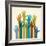 Colorful Raised Hands. the Concept of Diversity. Group of Hands. Giving Concept.-VLADGRIN-Framed Premium Giclee Print