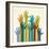 Colorful Raised Hands. the Concept of Diversity. Group of Hands. Giving Concept.-VLADGRIN-Framed Art Print