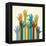 Colorful Raised Hands. the Concept of Diversity. Group of Hands. Giving Concept.-VLADGRIN-Framed Stretched Canvas