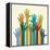 Colorful Raised Hands. the Concept of Diversity. Group of Hands. Giving Concept.-VLADGRIN-Framed Stretched Canvas