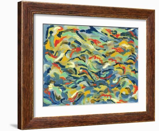 Colorful River-Nikki Galapon-Framed Art Print