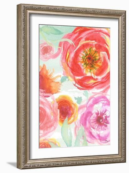 Colorful Roses I-Elizabeth Medley-Framed Art Print