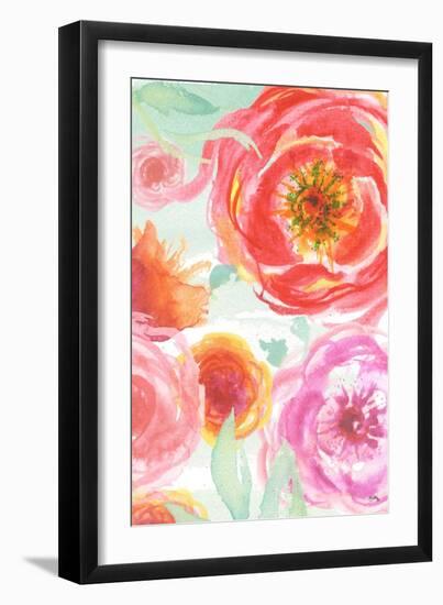 Colorful Roses I-Elizabeth Medley-Framed Art Print