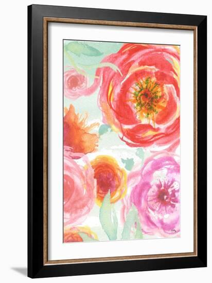 Colorful Roses I-Elizabeth Medley-Framed Art Print