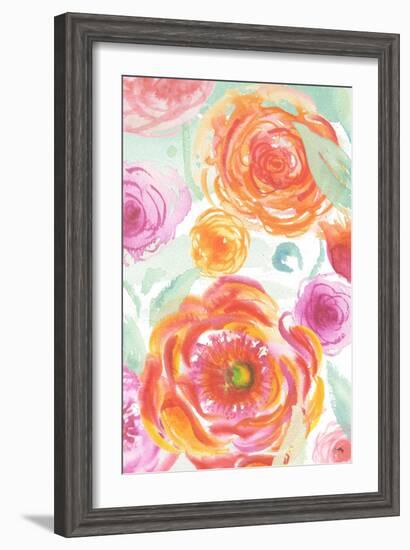 Colorful Roses II-Elizabeth Medley-Framed Art Print